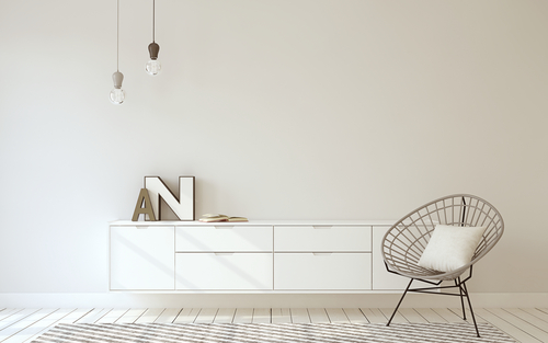 living room inspired by scandinavian design